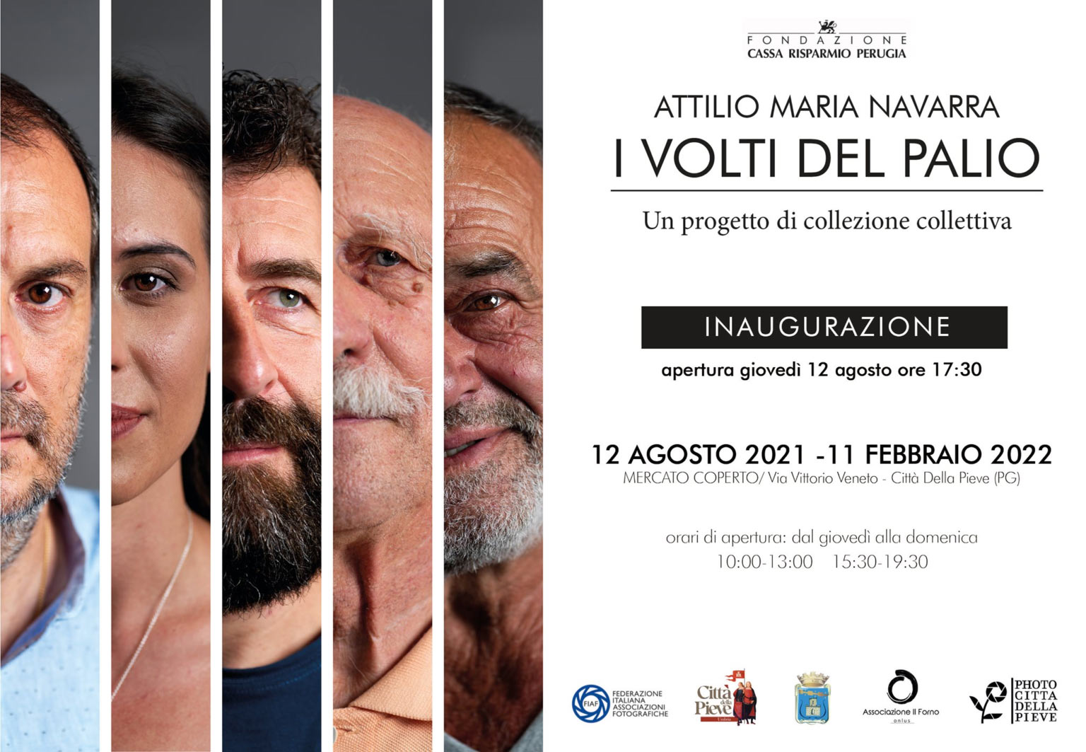 locandina i volti del palio