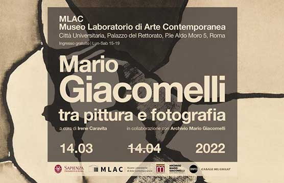 locandina mostra mario giacomelli tra pittura e fotografia