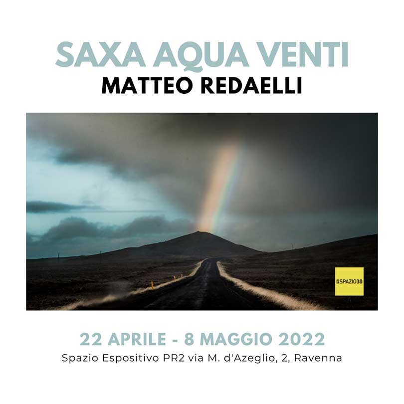 locandina mostra Matteo Redaelli