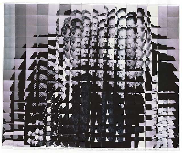 fotografia in bianco e nero di falcone e borsellino rielaborata