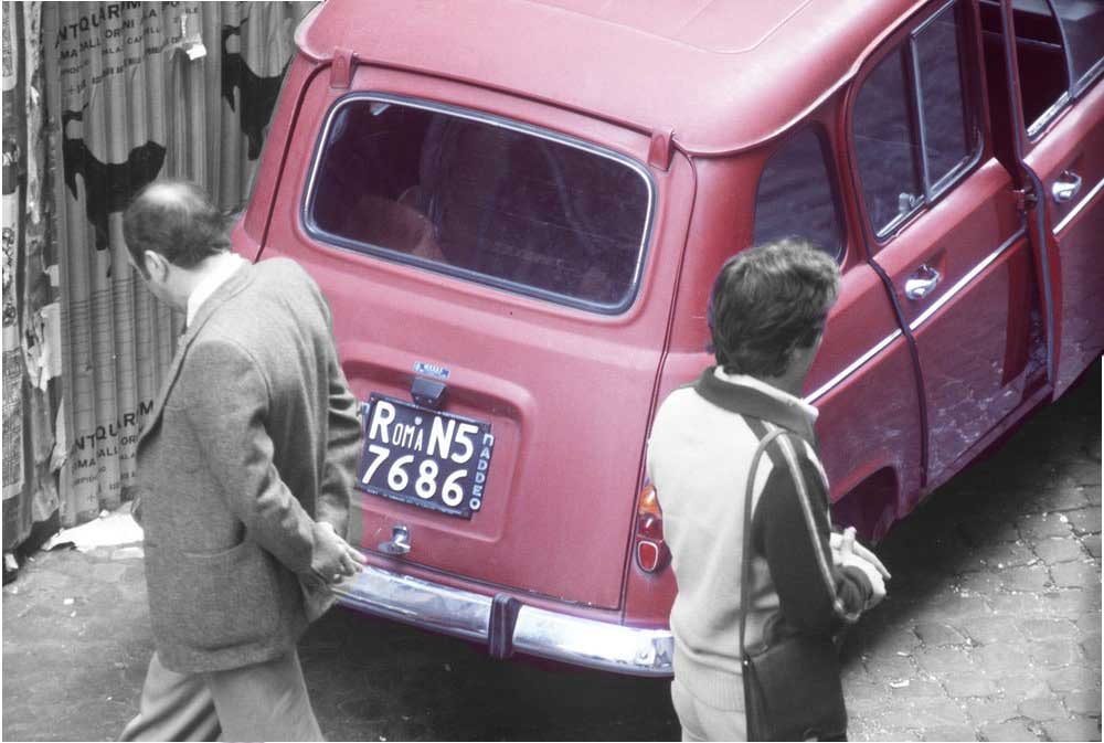 ritrovamento di Aldo Moro nell Renault rossa