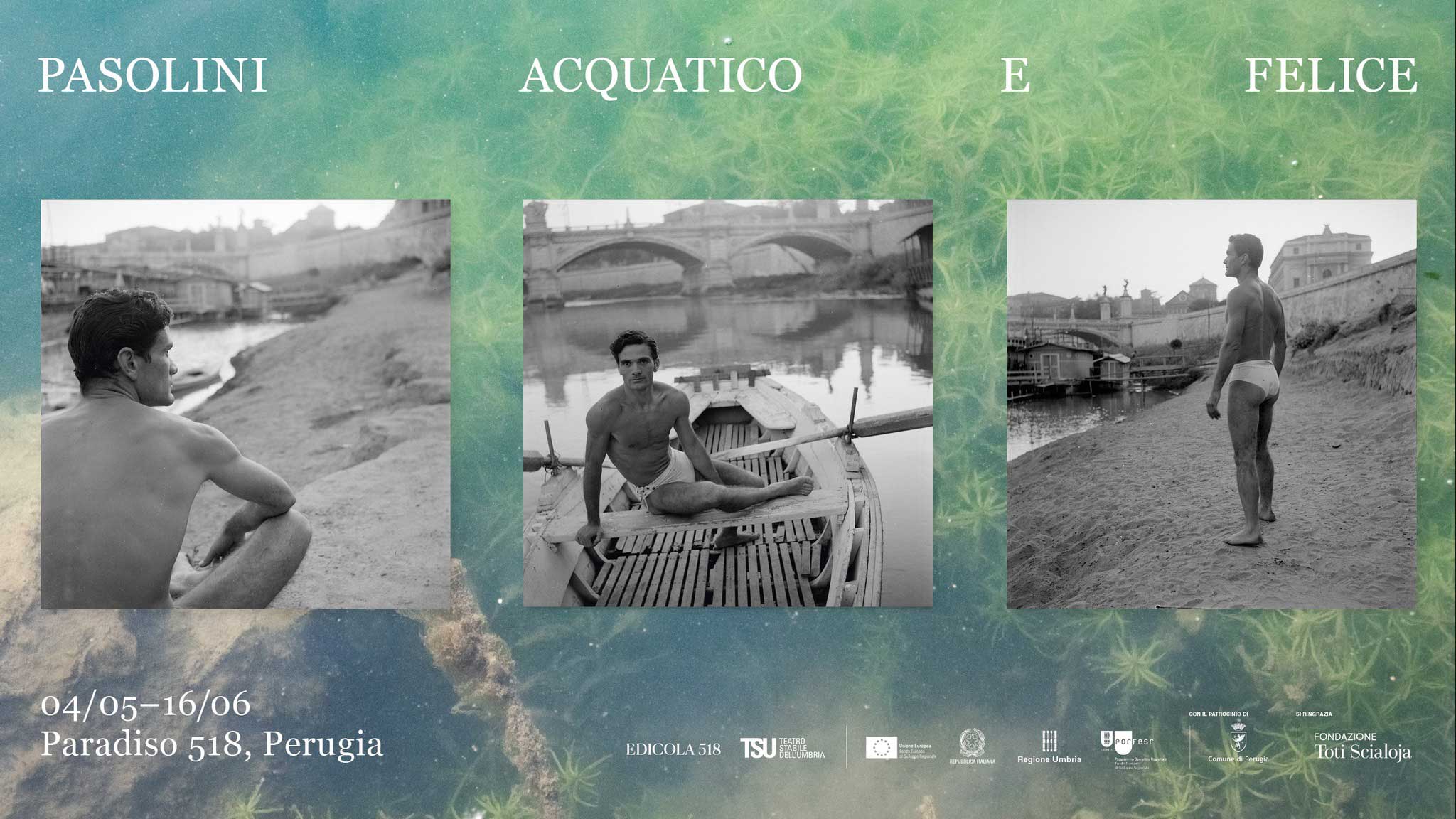 Locandina Pasolini Acquatico e felice