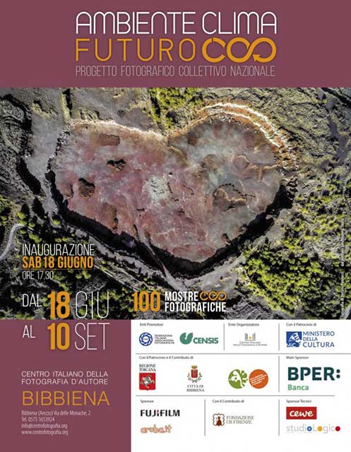 Locandina mostra Ambiente, Clima, Futuro