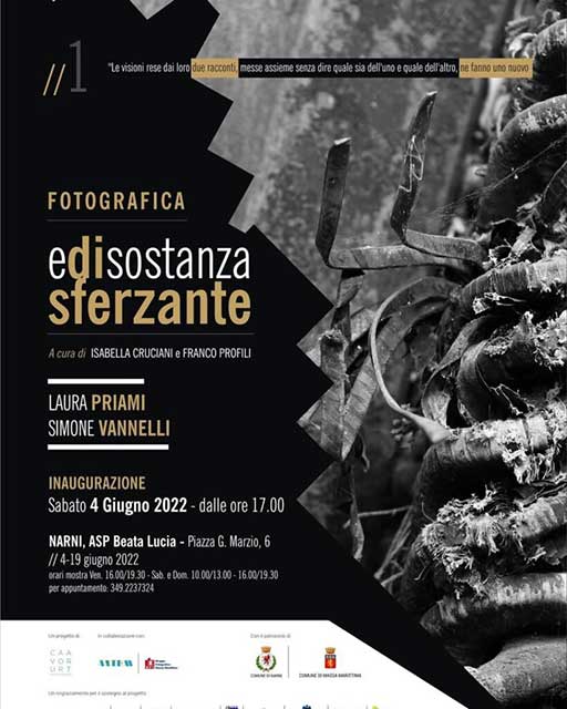 Locandina Mostra Laura Priami Simone Vannelli