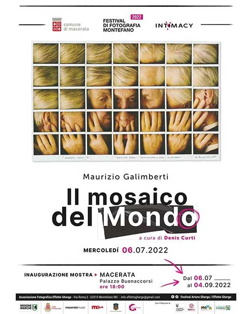 Locandina mostra Maurizio Galimberti