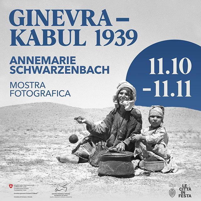 locandina mostra annemarie schwarzenbach ginevra-kabul 1939 venezia
