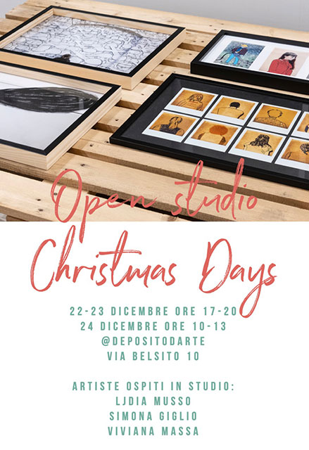 Open Studio Christmas Days - Posillipo Napoli locandina mostra
