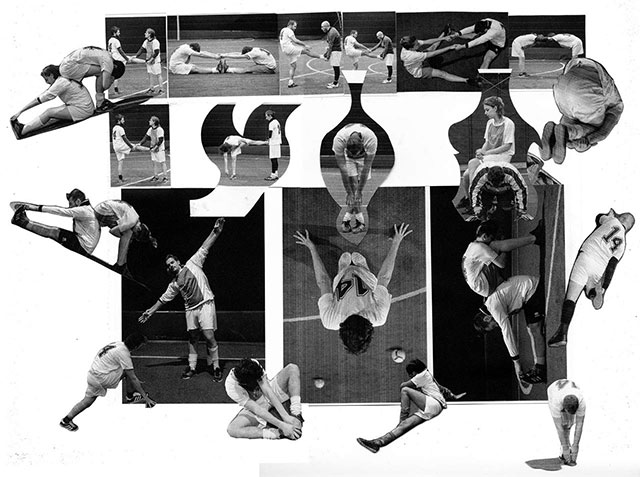 Giovanni Ambrosio e Giulia iacolutti Biella foto in bianco e nero collage di persone che praticano vari sport