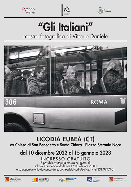 Vittorio Daniele Gli Italiani locandina mostra