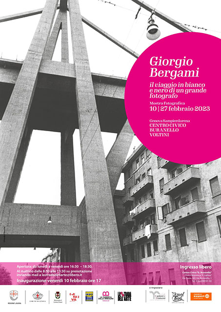 Giorgio Bergami Genova Locandina Mostra