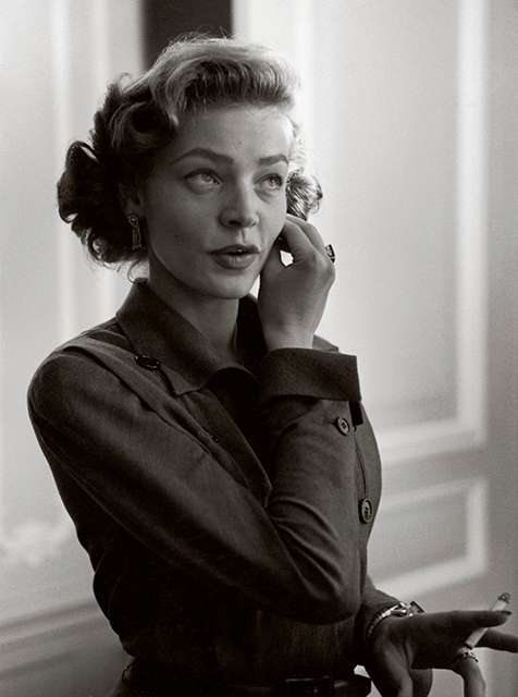 Ruth Orkin Torino ritratto in bianco e nero dell'attrice Lauren Bacal