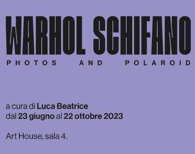 Warhol Schifano Verona Locandina Mostra
